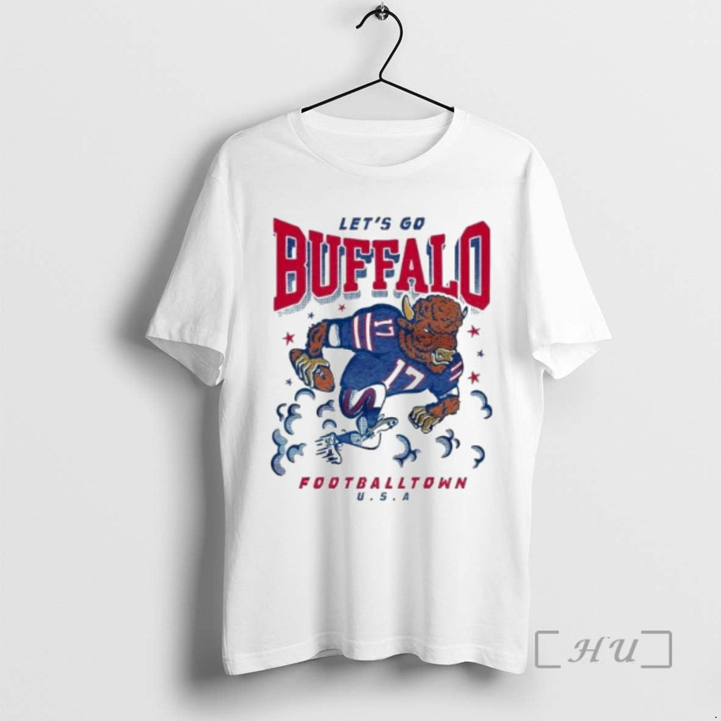 Officials Lets Go Buffalo Footballtown Usa Circle - Adult & Kids T-Shirts, Sweatshirts & Hoodies apparel design preview 1