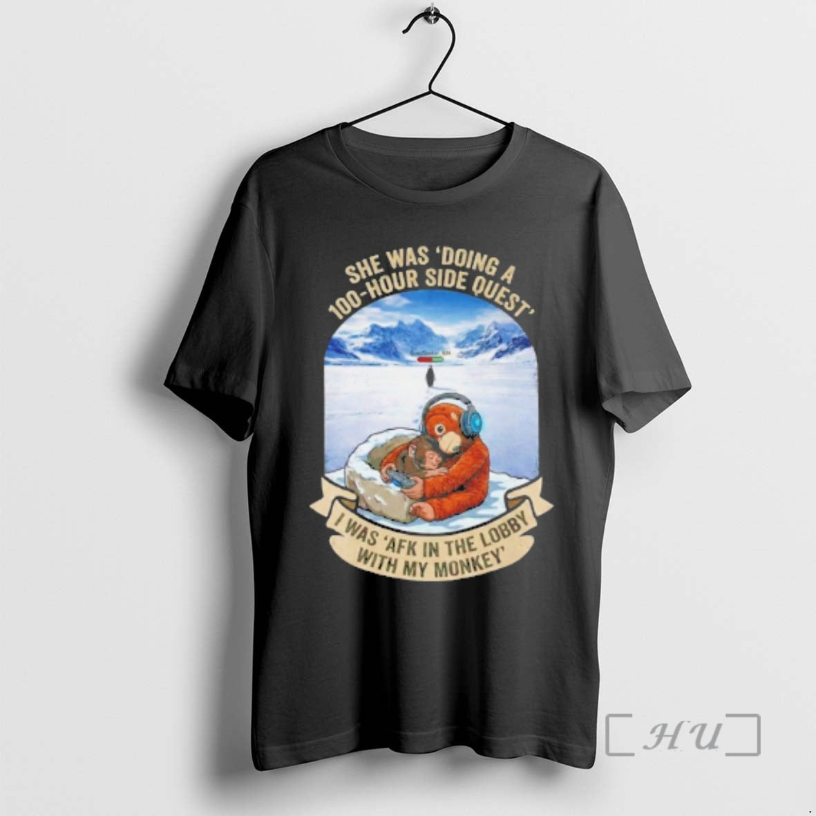 Officials Lonely Penguin Sad Japan Zoo Monkey Gamer - Adult & Kids T-Shirts, Sweatshirts & Hoodies apparel design preview 1
