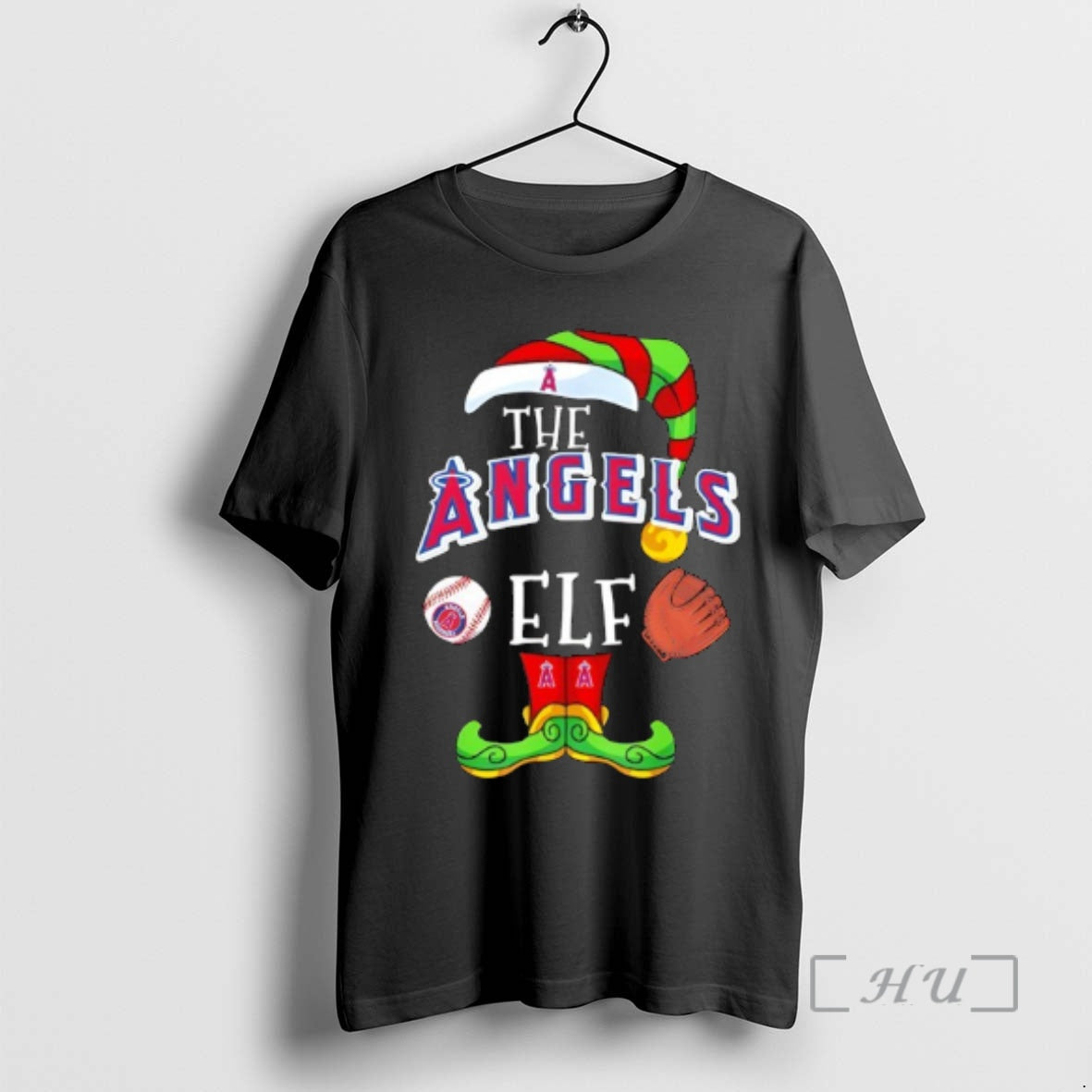Officials Los Angeles Angels Elf - Adult & Kids T-Shirts, Sweatshirts & Hoodies apparel design preview 1