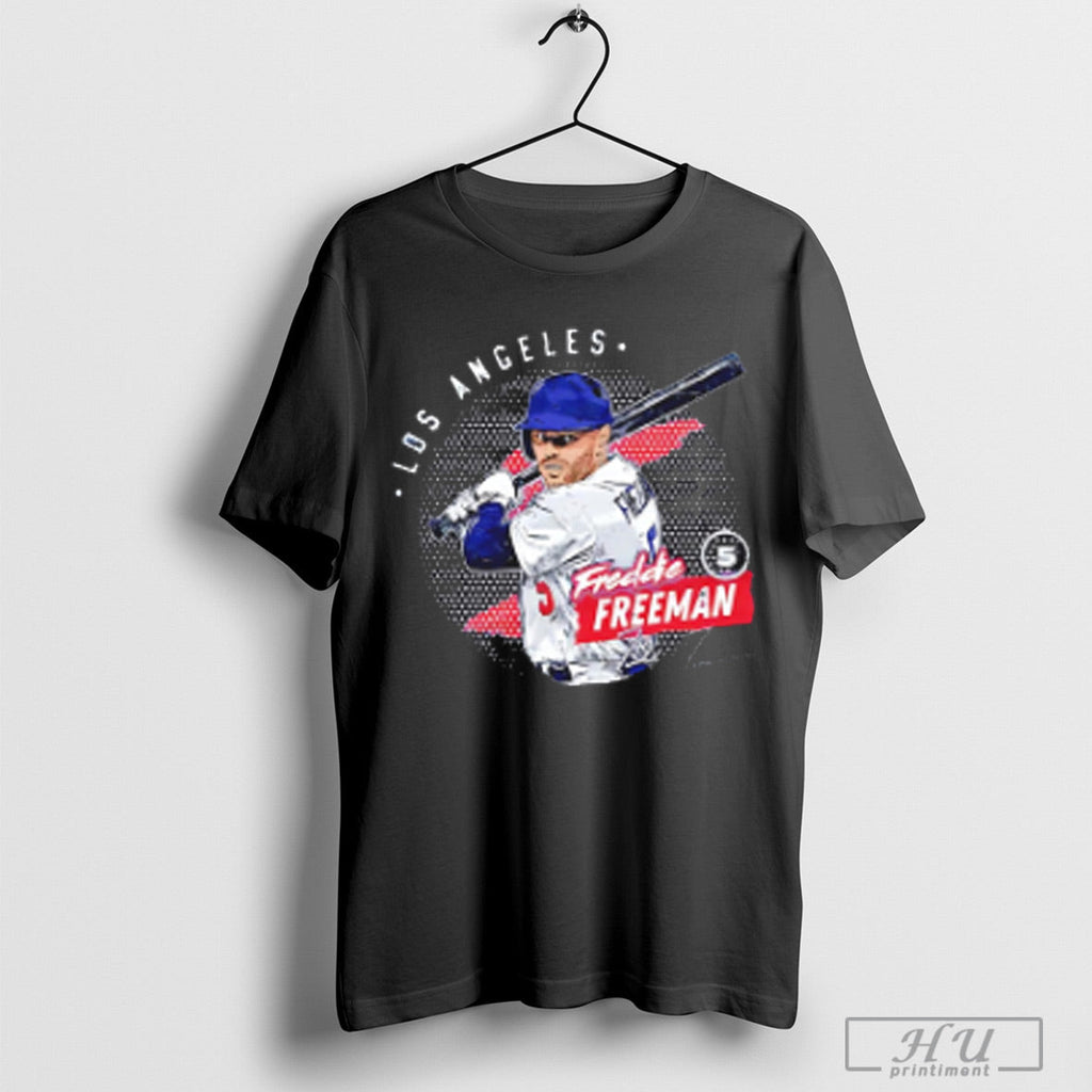 Officials Los Angeles Baseball Freddie Freeman Dots - Adult & Kids T-Shirts, Sweatshirts & Hoodies apparel design preview 1