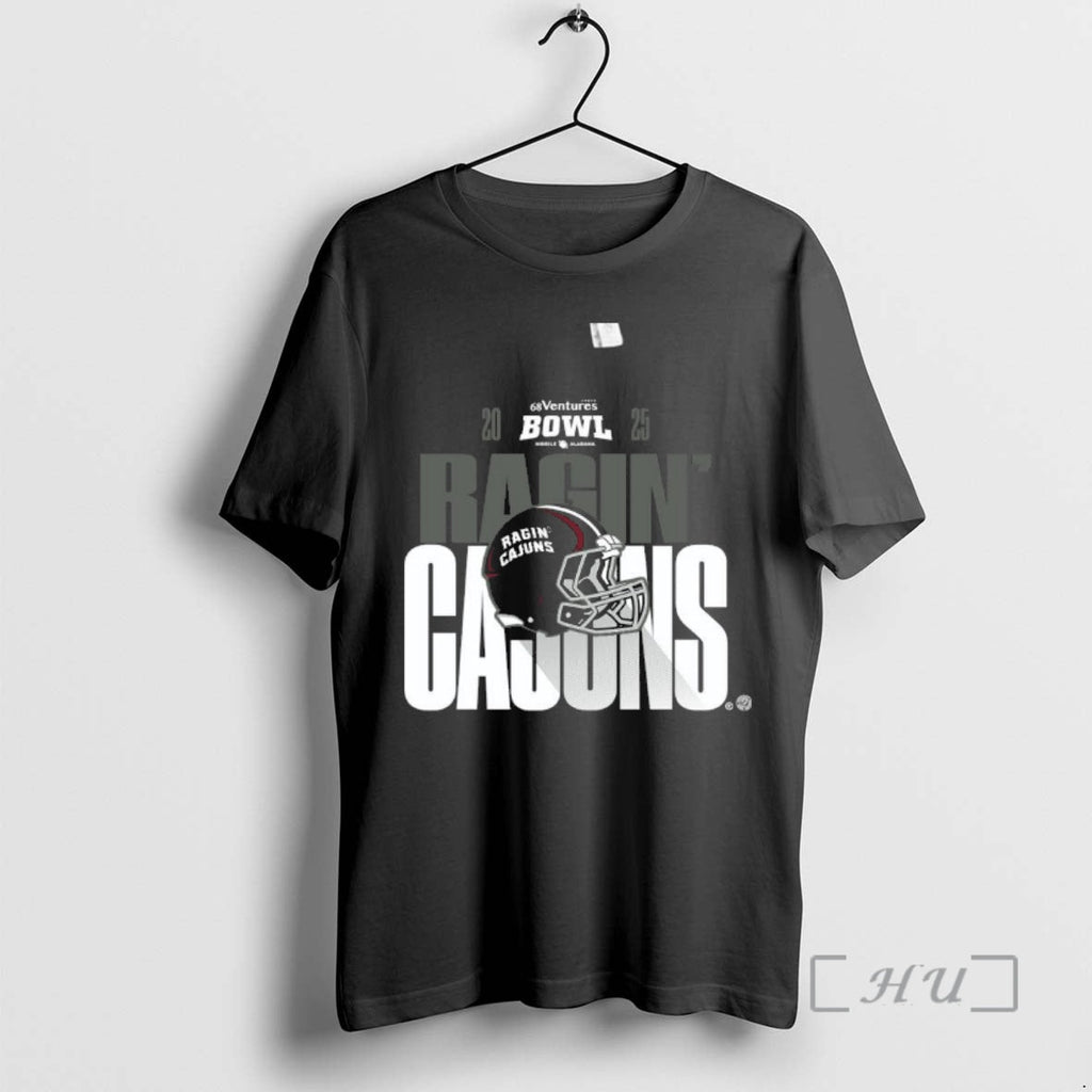 Officials Louisiana Ragin Cajuns 2025 68 Ventures - Adult & Kids T-Shirts, Sweatshirts & Hoodies apparel design preview 1