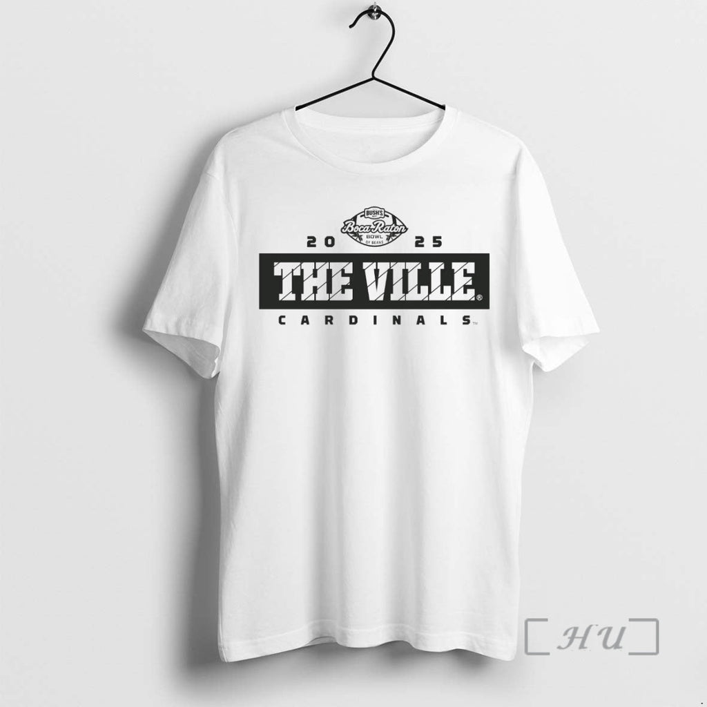 Officials Louisville Cardinals 2025 Boca Raton Bowl - Adult & Kids T-Shirts, Sweatshirts & Hoodies apparel design preview 1