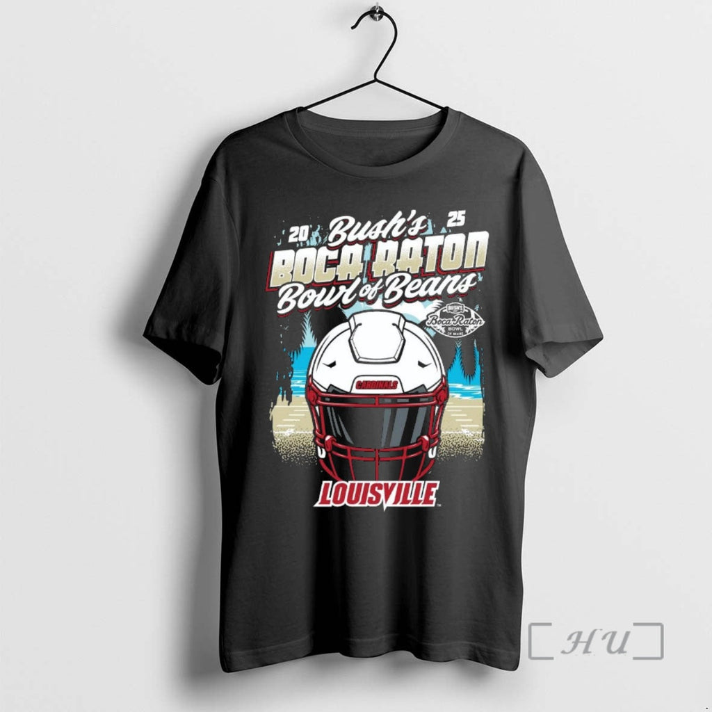 Officials Louisville Cardinals 2025 Boca Raton Bowl - Adult & Kids T-Shirts, Sweatshirts & Hoodies apparel design preview 1