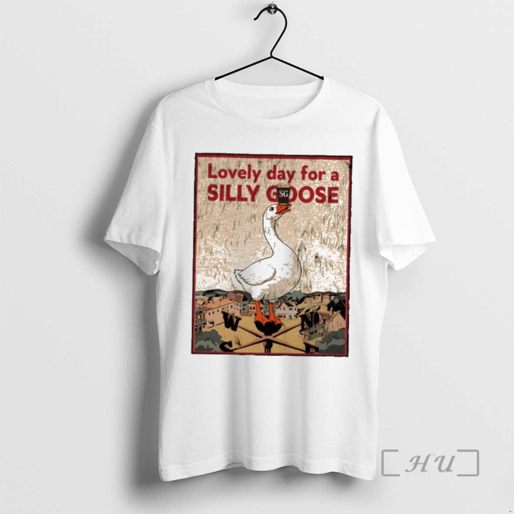 Officials Lovely Day For A Silly Goose - Adult & Kids T-Shirts, Sweatshirts & Hoodies apparel design preview 1