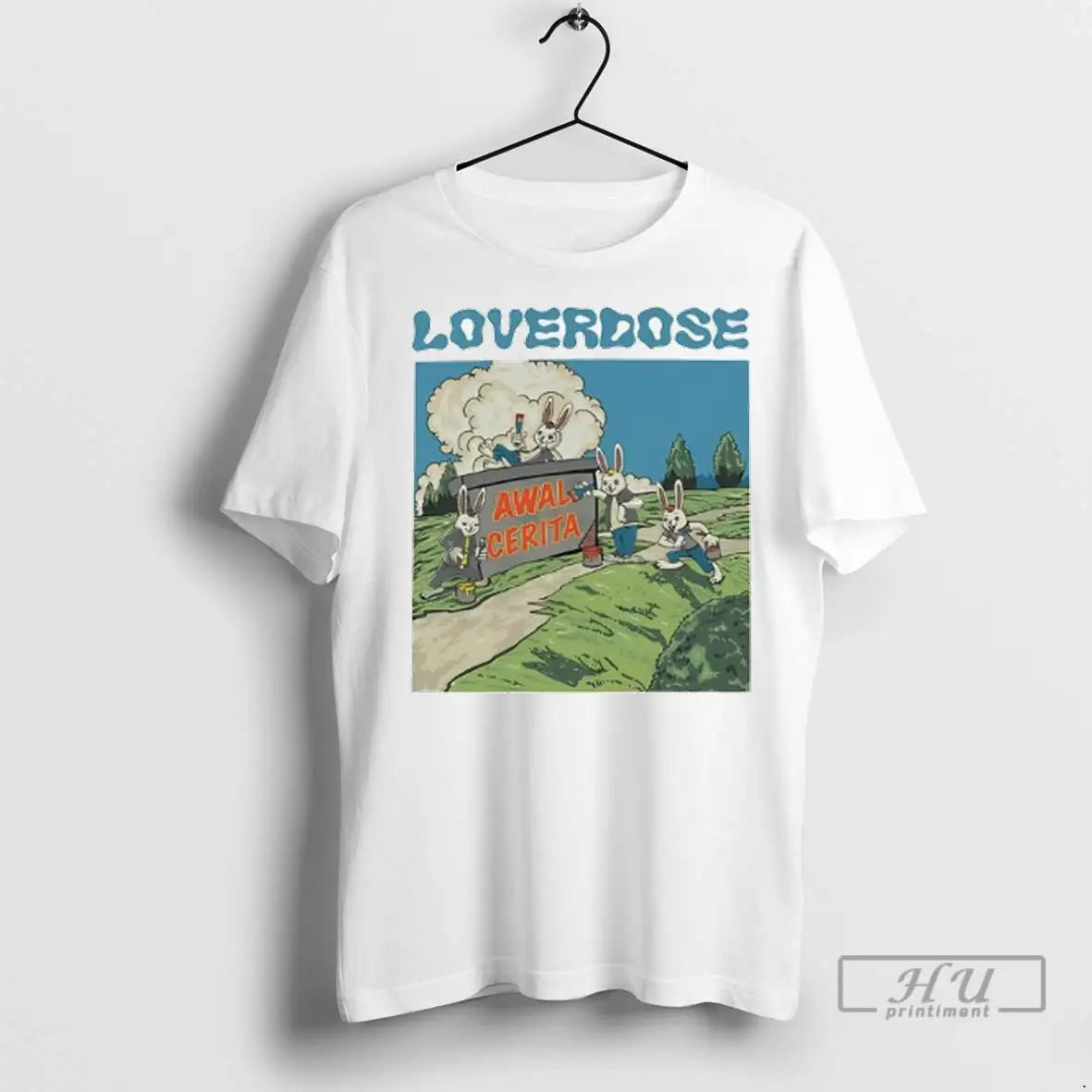 Officials Loverdose Awal Berita Song Cover Graphic - Adult & Kids T-Shirts, Sweatshirts & Hoodies apparel design preview 1