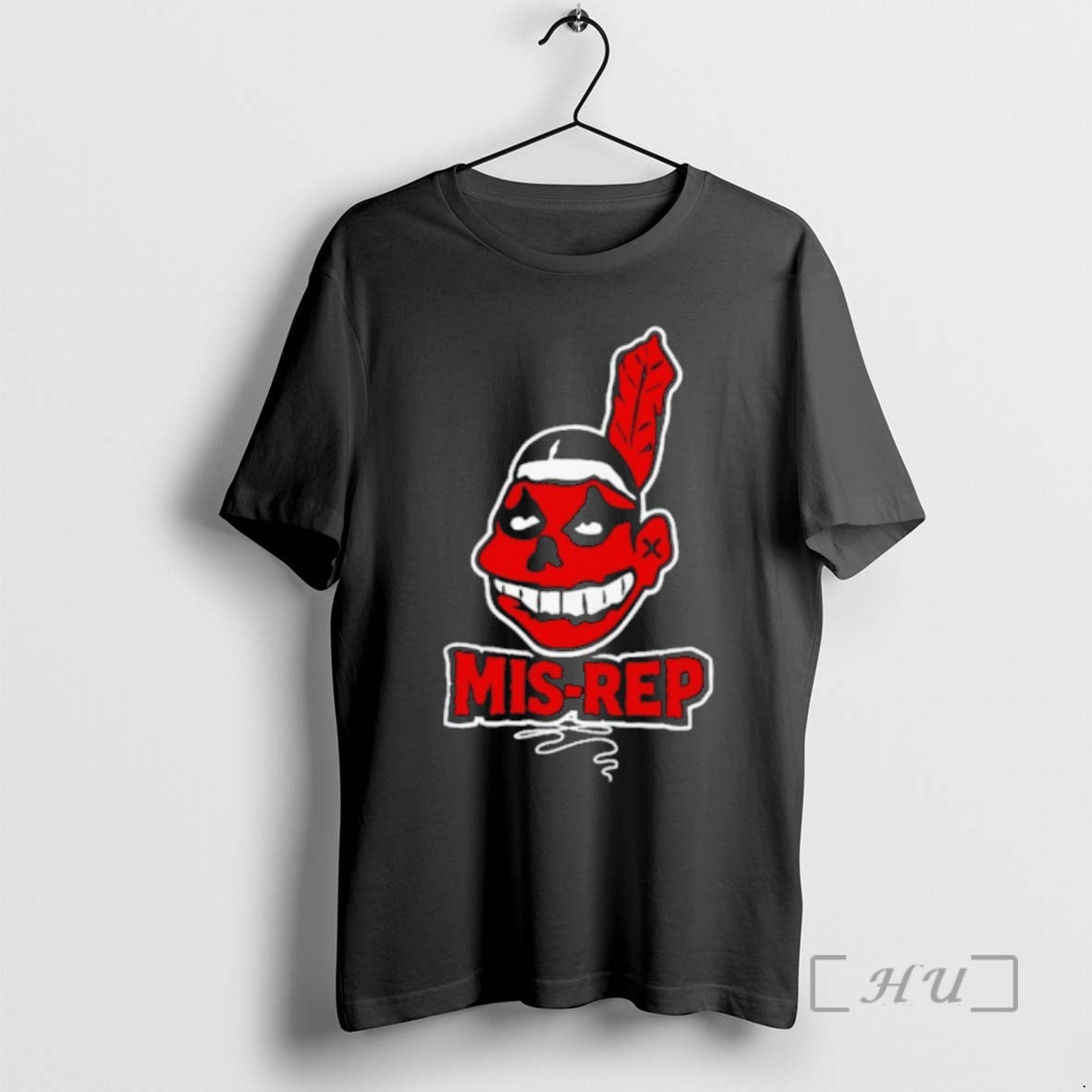 Officials Mis Rep Native American Logo - Adult & Kids T-Shirts, Sweatshirts & Hoodies apparel design preview 1