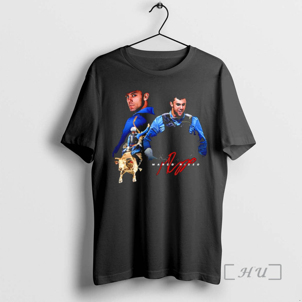 Officials Marco Rizzo Rider Signature Portrait - Adult & Kids T-Shirts, Sweatshirts & Hoodies apparel design preview 1