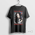 Officials Marilyn Manson World Tour - Adult & Kids T-Shirts, Sweatshirts & Hoodies apparel design preview 1