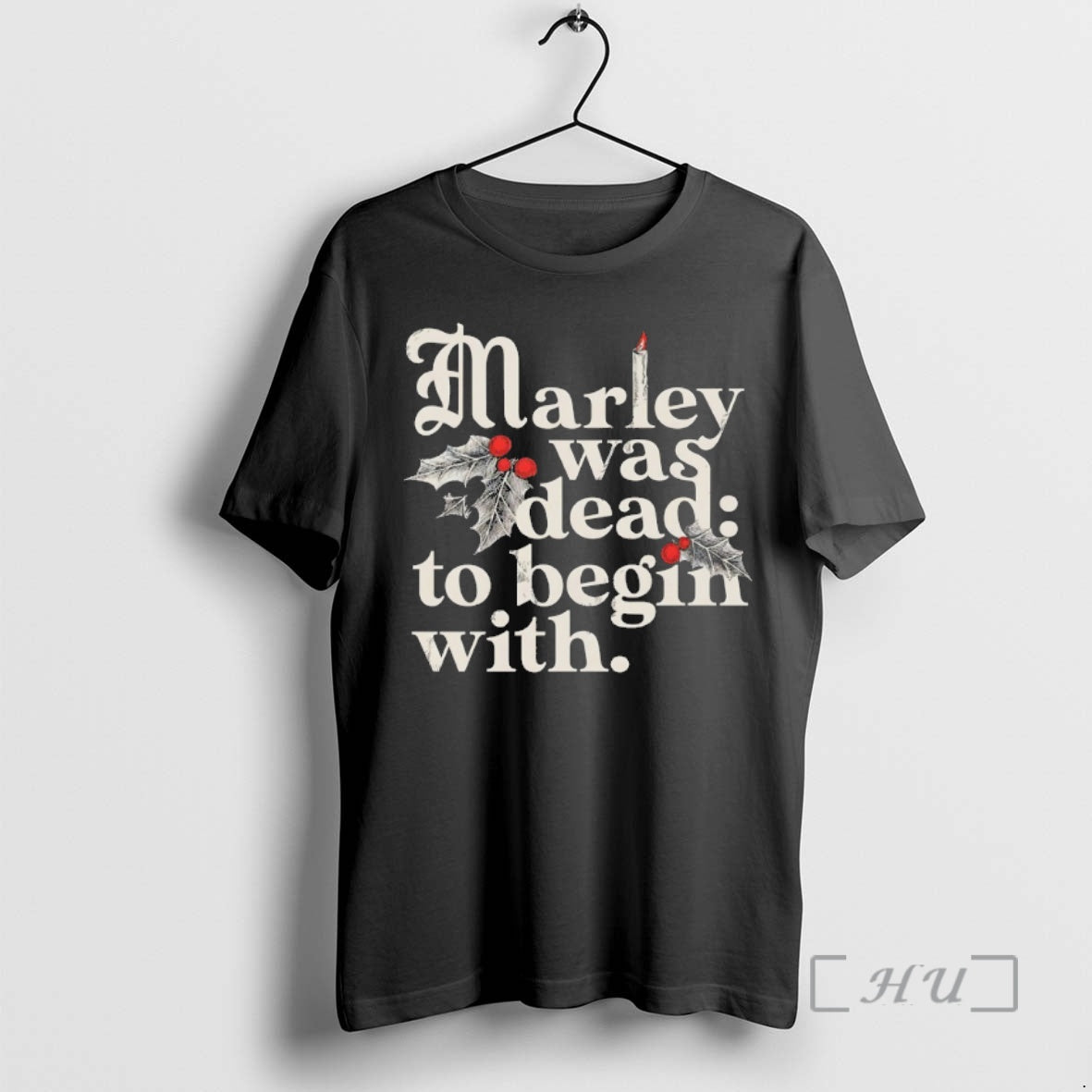 Officials Marley Was Dead Begin - Adult & Kids T-Shirts, Sweatshirts & Hoodies apparel design preview 1