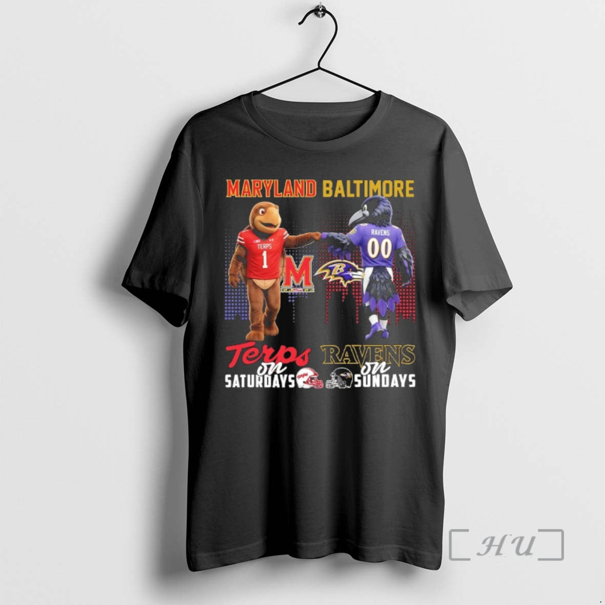 Officials Maryland Terrapins Saturday Baltimore - Adult & Kids T-Shirts, Sweatshirts & Hoodies apparel design preview 1