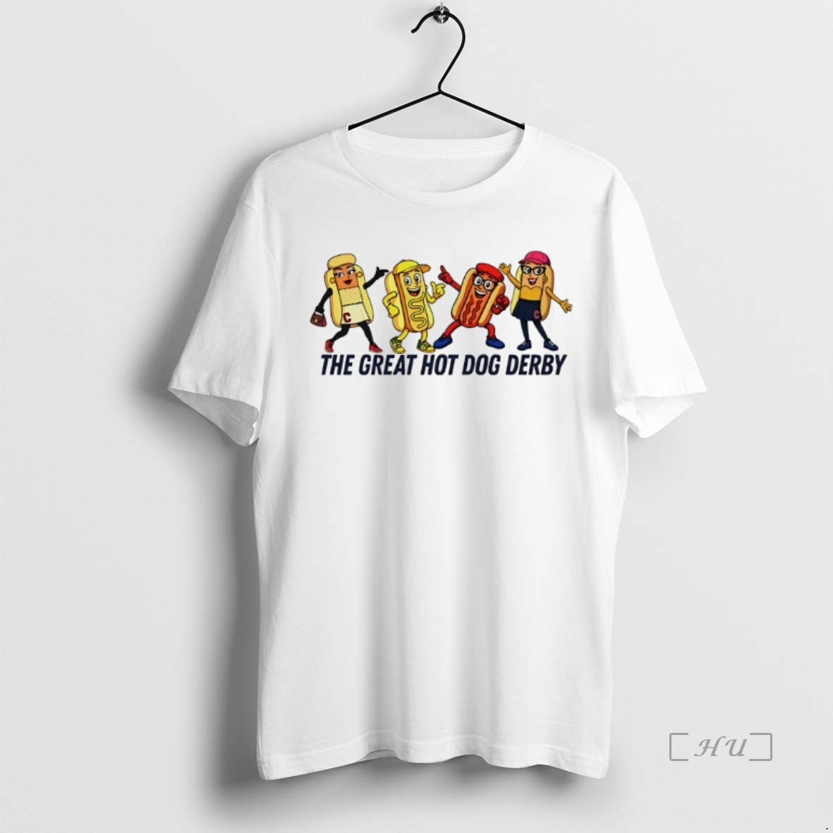 Officials Mascots Great Hot Dog Derby - Adult & Kids T-Shirts, Sweatshirts & Hoodies apparel design preview 1