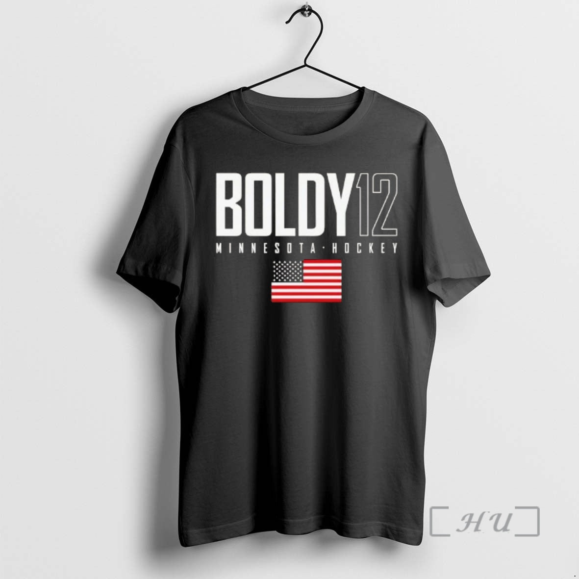 Officials Matt Boldy 12 Minnesota Wild Usa Flag Elite - Adult & Kids T-Shirts, Sweatshirts & Hoodies apparel design preview 1