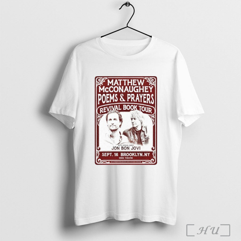 Officials Matthew Mcconaughey Poems And Prayers - Adult & Kids T-Shirts, Sweatshirts & Hoodies apparel design preview 1