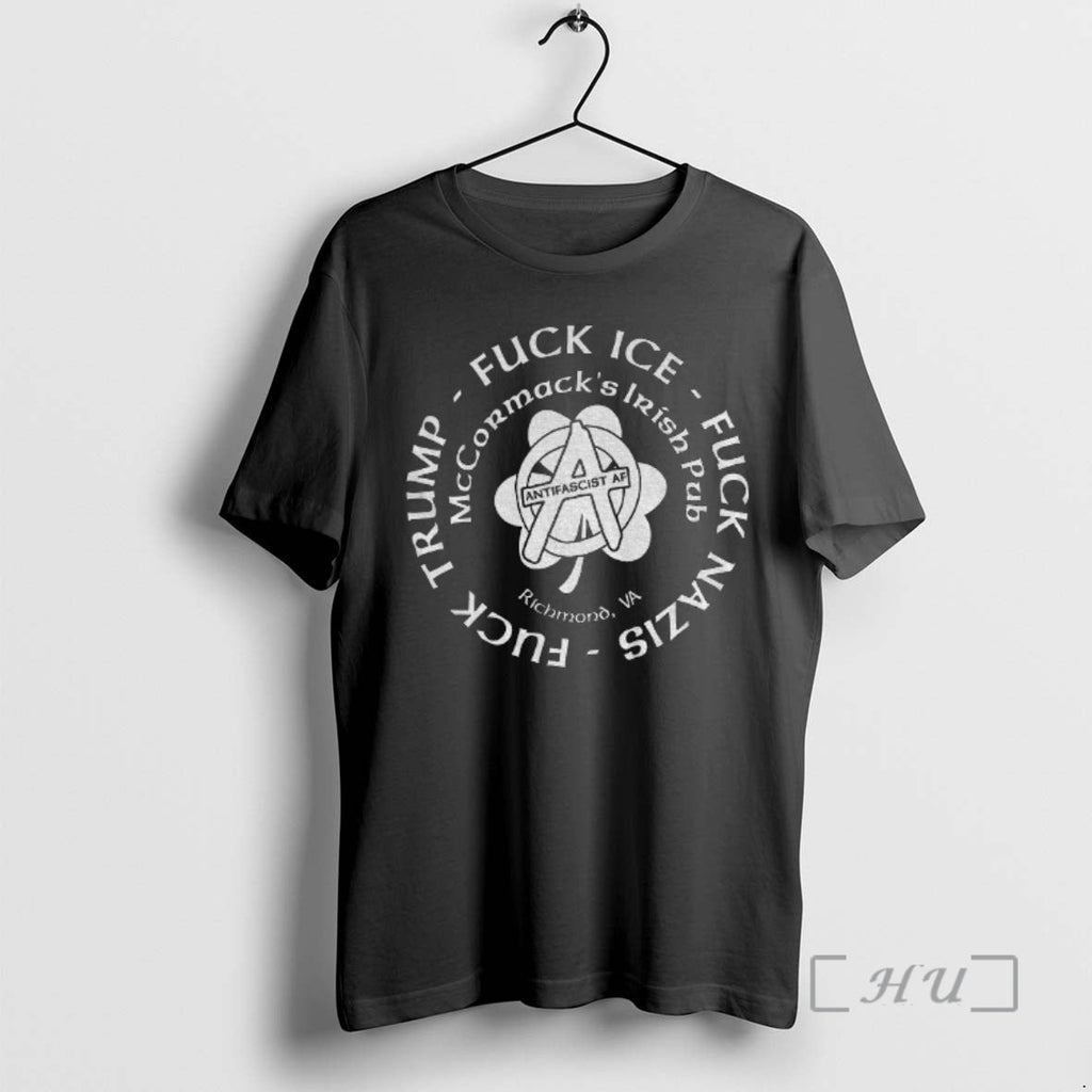 Officials Mccormacks Irish Pub Antifascist Af Fuck - Adult & Kids T-Shirts, Sweatshirts & Hoodies apparel design preview 1