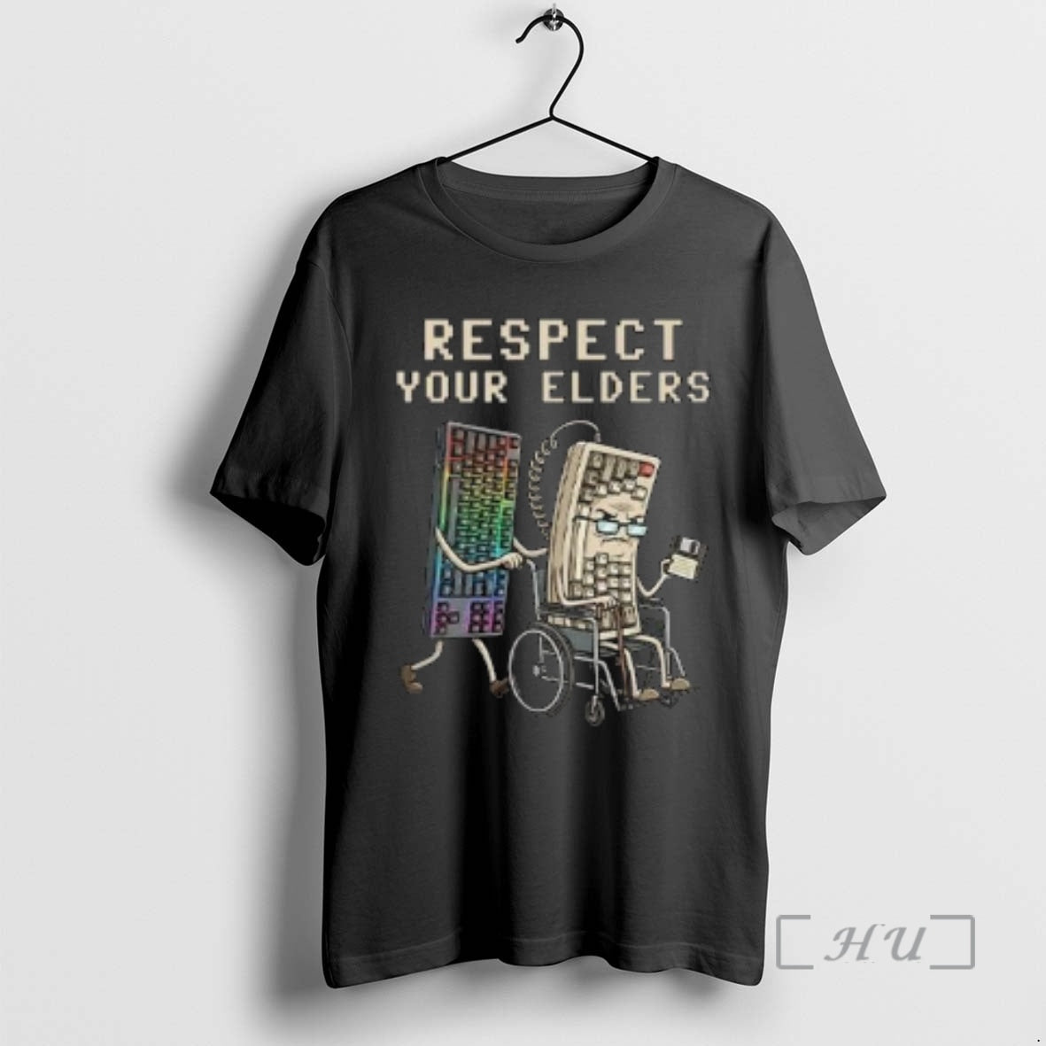 Officials Mechanical Keyboard Respect Your Elders - Adult & Kids T-Shirts, Sweatshirts & Hoodies apparel design preview 1