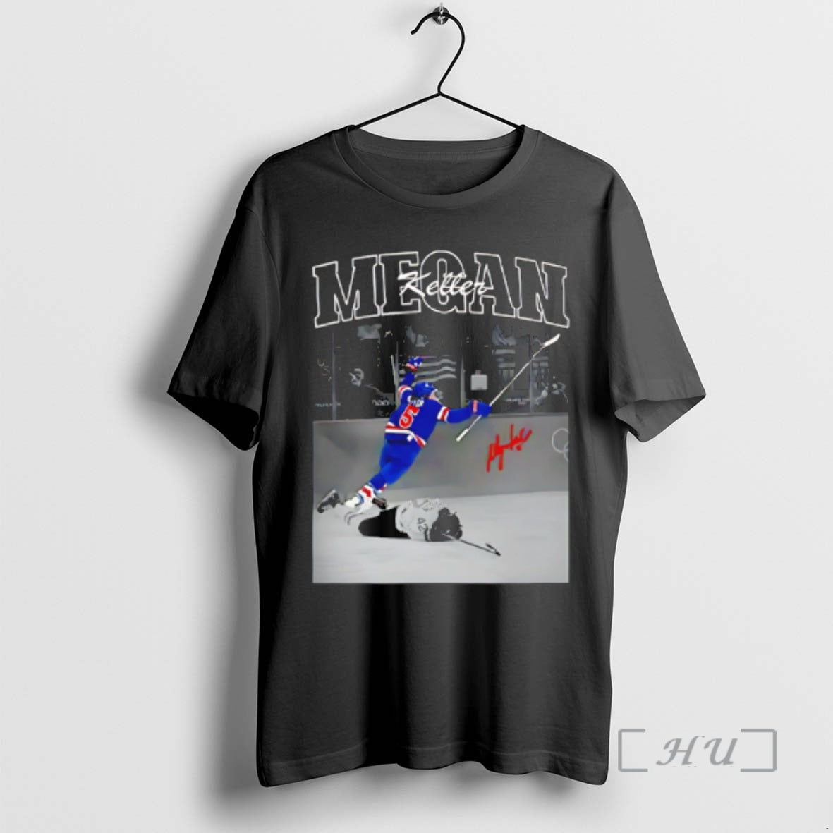 Officials Megan Keller Usa Champion Hockey Signature - Adult & Kids T-Shirts, Sweatshirts & Hoodies apparel design preview 1