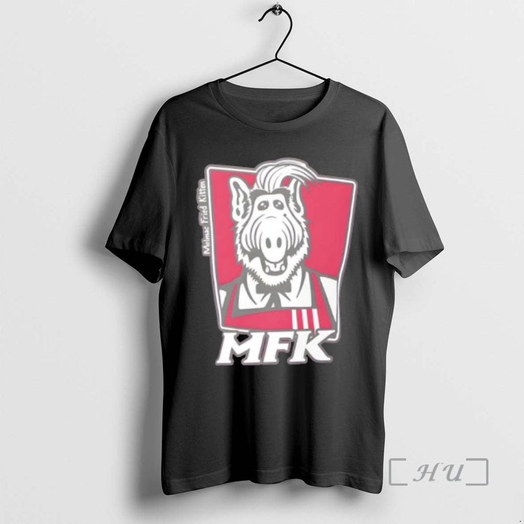 Officials Melmac Fried Kitten Mfk Alf Parody - Adult & Kids T-Shirts, Sweatshirts & Hoodies apparel design preview 1