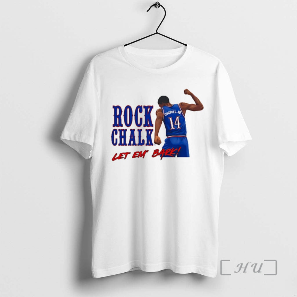 Officials Melvin Council Jr Kansas Jayhawks Let Em - Adult & Kids T-Shirts, Sweatshirts & Hoodies apparel design preview 1
