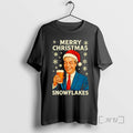 Officials Merry Snowflakes Ornaments - Adult & Kids T-Shirts, Sweatshirts & Hoodies apparel design preview 1