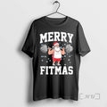 Officials Merry Fitmas Santa Claus - Adult & Kids T-Shirts, Sweatshirts & Hoodies apparel design preview 1