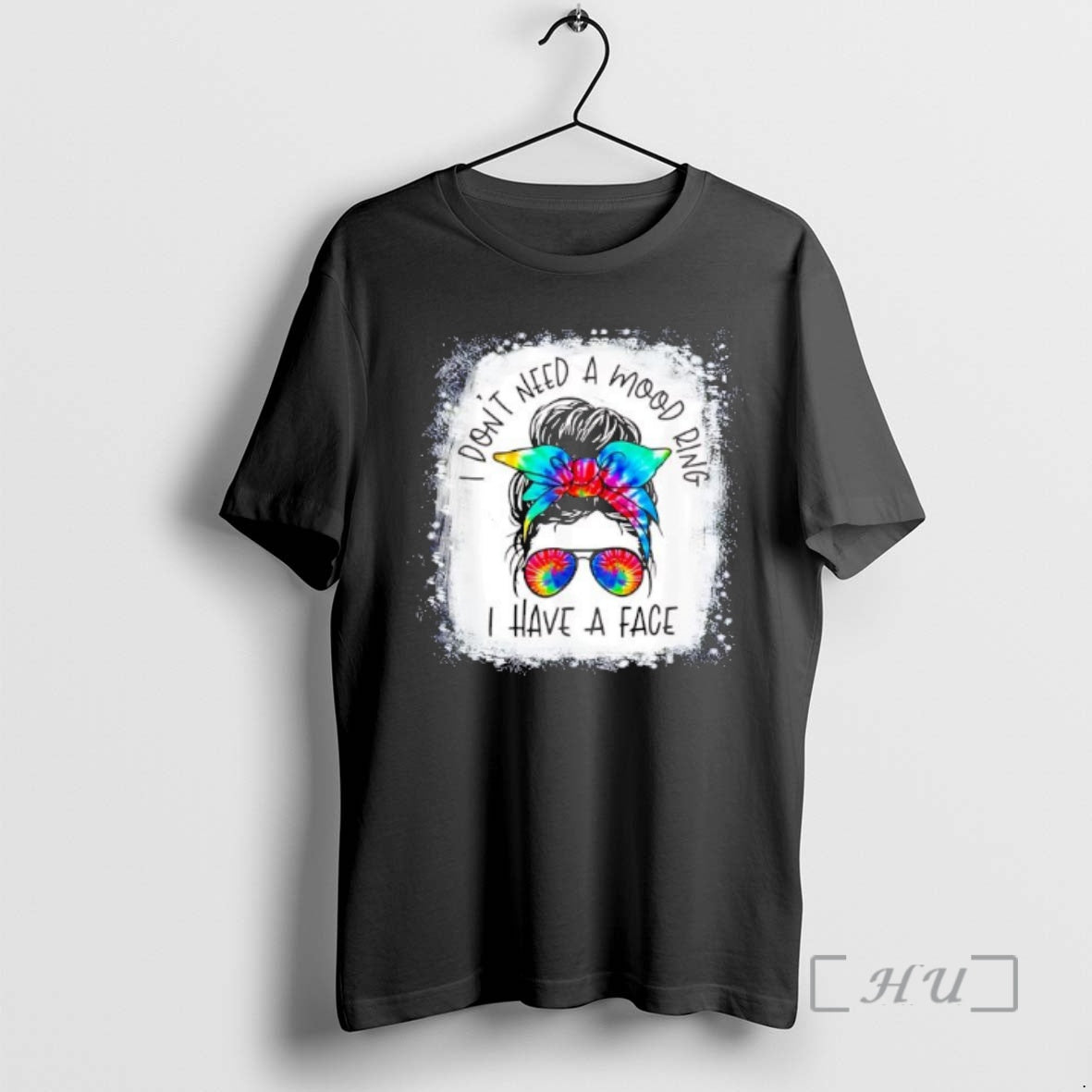 Officials Messy Bun I Dont Need Mood Ring Have Face - Adult & Kids T-Shirts, Sweatshirts & Hoodies apparel design preview 1