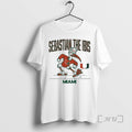 Officials Miami Football Gridiron Mascot Sebastian - Adult & Kids T-Shirts, Sweatshirts & Hoodies apparel design preview 1