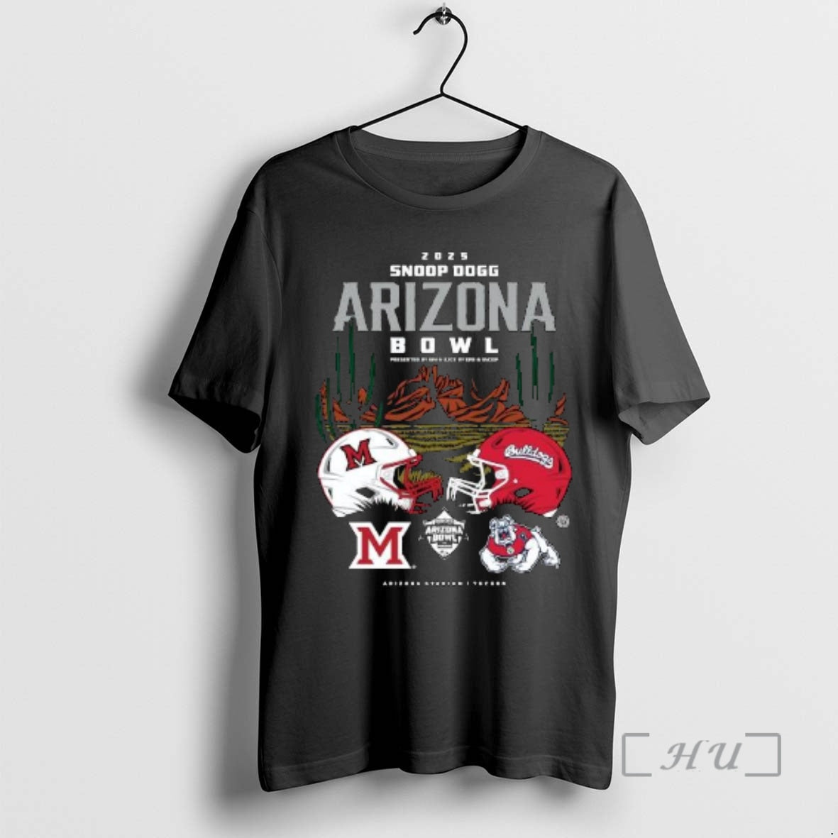 Officials Miami Redhawks Vs Fresno State Bulldogs - Adult & Kids T-Shirts, Sweatshirts & Hoodies apparel design preview 1