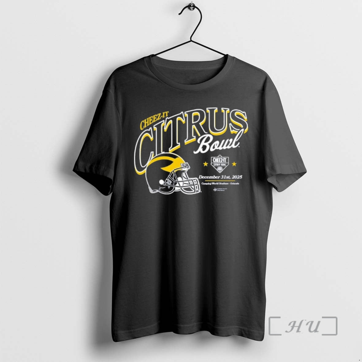 Officials Michigan Football 2025 Cheez Citrus Bowl - Adult & Kids T-Shirts, Sweatshirts & Hoodies apparel design preview 1