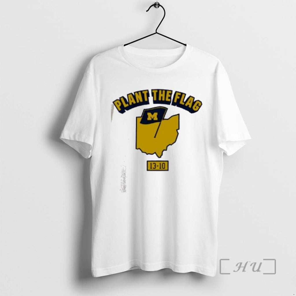 Officials Michigan Football Plant Flag 13 10 - Adult & Kids T-Shirts, Sweatshirts & Hoodies apparel design preview 1