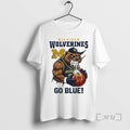 Officials Michigan Wolverines Basketball Go Blue - Adult & Kids T-Shirts, Sweatshirts & Hoodies apparel design preview 1
