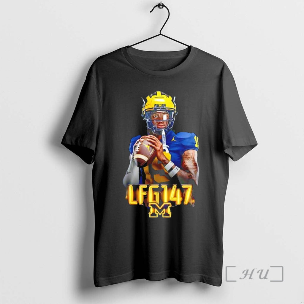 Officials Michigan Wolverines Bryce Underwood Lfg147 - Adult & Kids T-Shirts, Sweatshirts & Hoodies apparel design preview 1