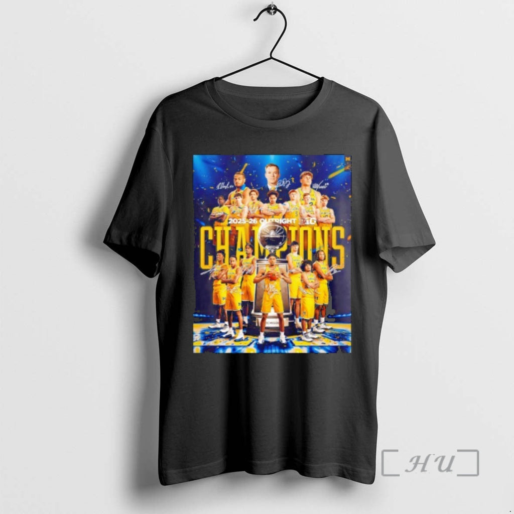 Officials Michigan Wolverines Mens Basketball 2025 - Adult & Kids T-Shirts, Sweatshirts & Hoodies apparel design preview 1