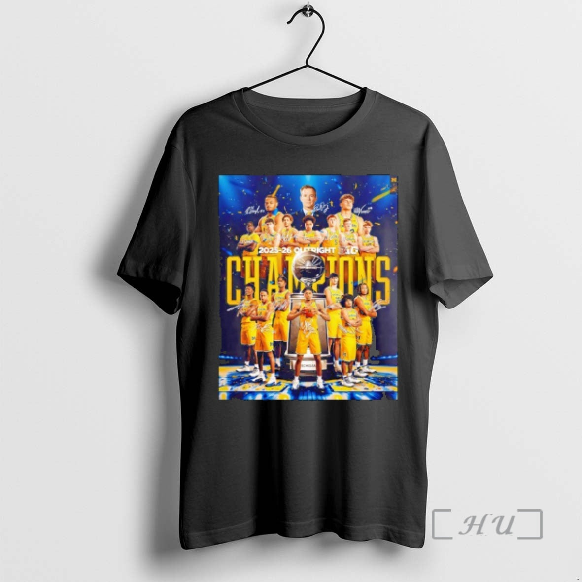 Officials Michigan Wolverines Mens Basketball 2025 - Adult & Kids T-Shirts, Sweatshirts & Hoodies apparel design preview 1