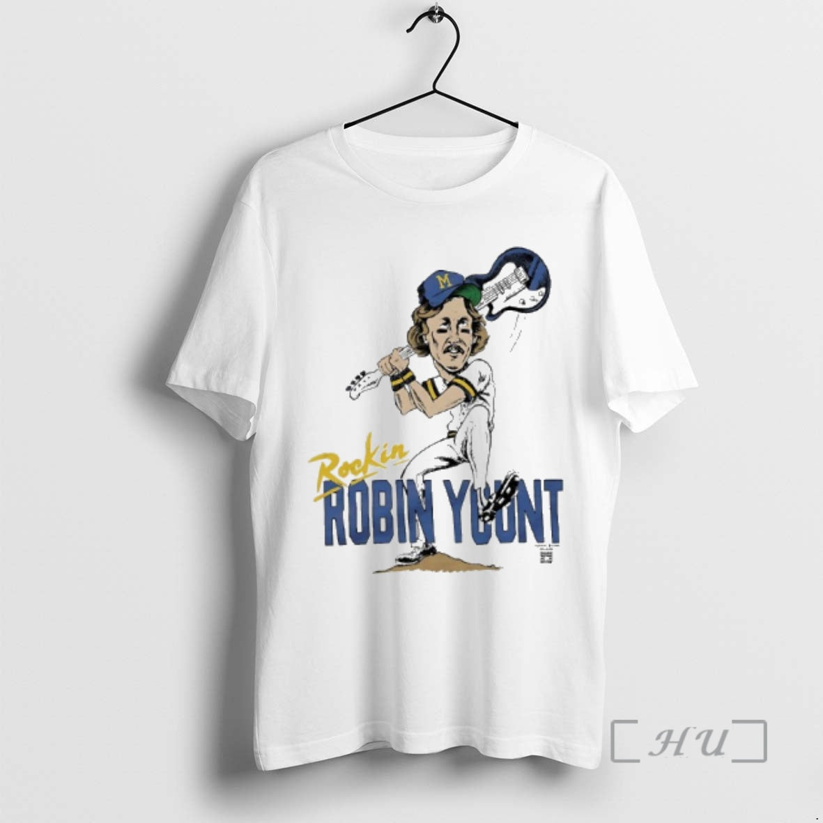 Officials Milwaukee Brewers Rockin Robin Yount Player - Adult & Kids T-Shirts, Sweatshirts & Hoodies apparel design preview 1