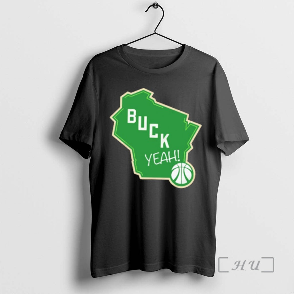 Officials Milwaukee Bucks Alternate Logo Green - Adult & Kids T-Shirts, Sweatshirts & Hoodies apparel design preview 1