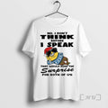 Officials Minion Funny No I Dont Think Before Speak - Adult & Kids T-Shirts, Sweatshirts & Hoodies apparel design preview 1