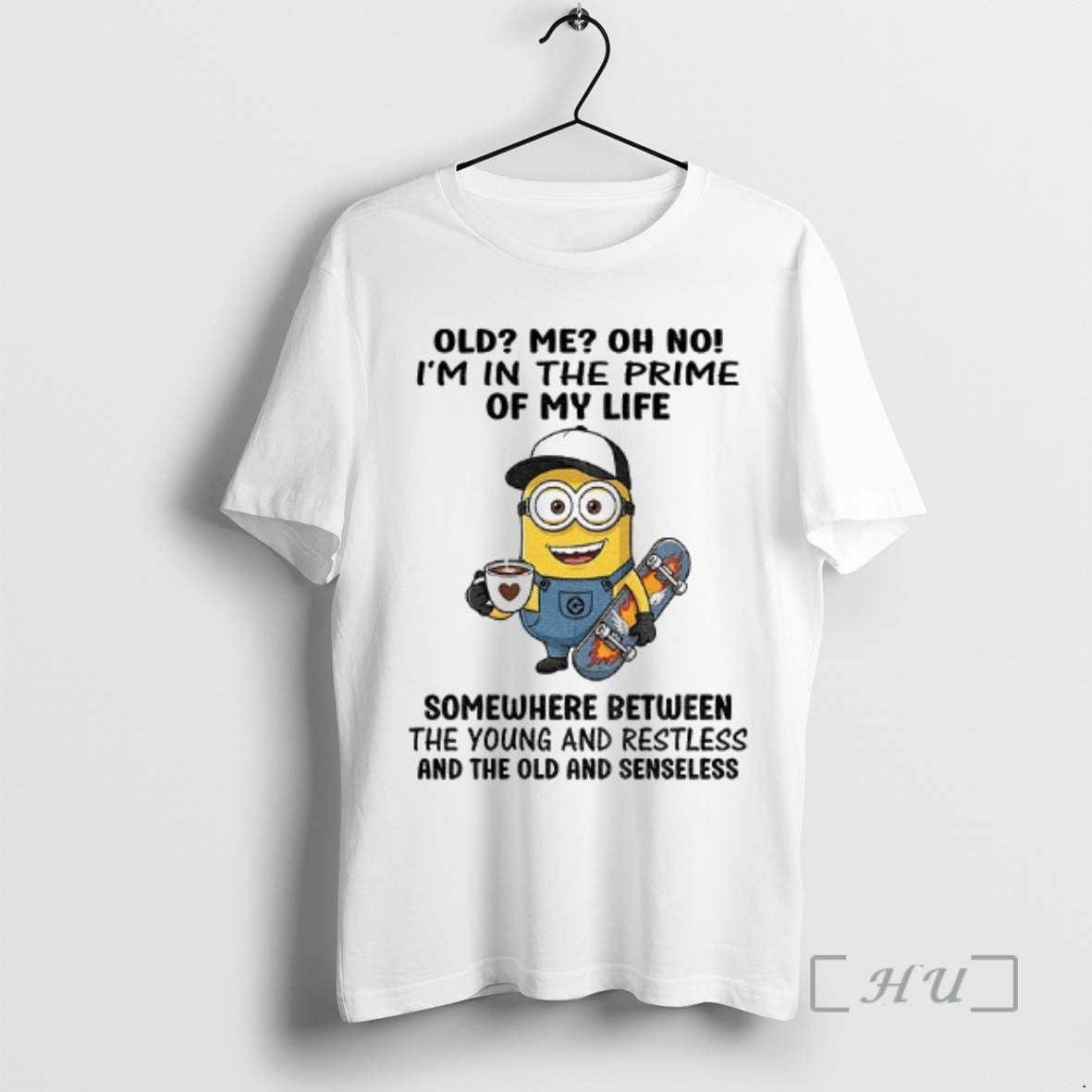 Officials Minion Old Me Oh No Im Prime My Life - Adult & Kids T-Shirts, Sweatshirts & Hoodies apparel design preview 1
