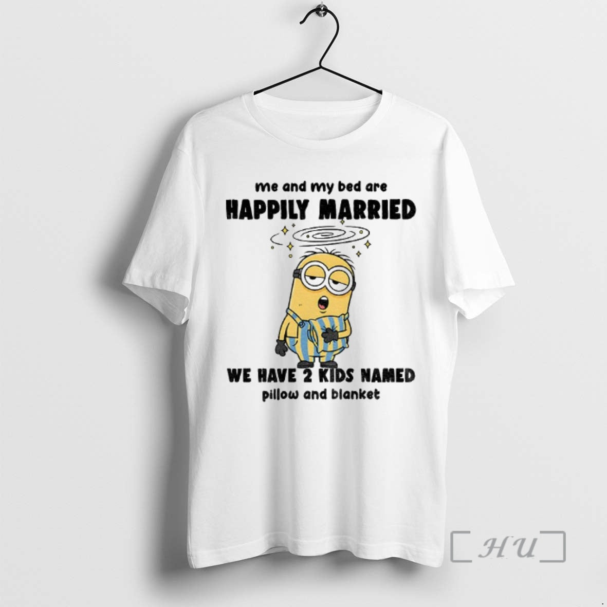 Officials Minion Sleep Me My Bed Are Happily Married - Adult & Kids T-Shirts, Sweatshirts & Hoodies apparel design preview 1