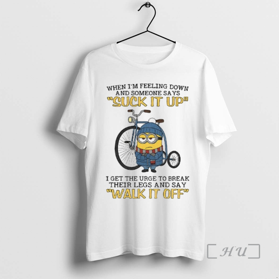 Officials Minion When Im Feeling Down Some Days Suck - Adult & Kids T-Shirts, Sweatshirts & Hoodies apparel design preview 1
