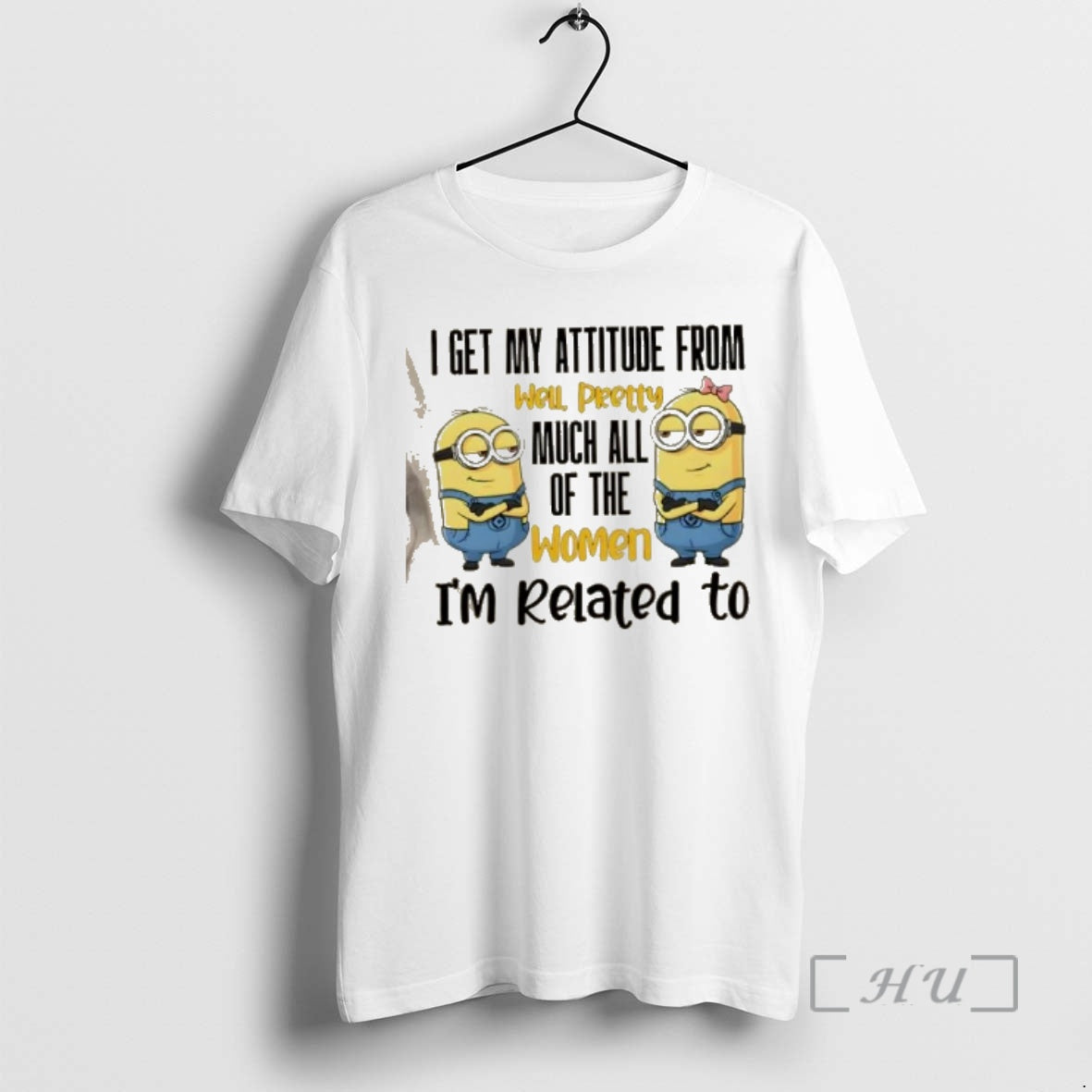 Officials Minions I Get My Attitude Pretty Much All - Adult & Kids T-Shirts, Sweatshirts & Hoodies apparel design preview 1