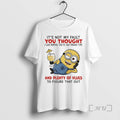 Officials Minions Beach Not My Fault You Thought I - Adult & Kids T-Shirts, Sweatshirts & Hoodies apparel design preview 1