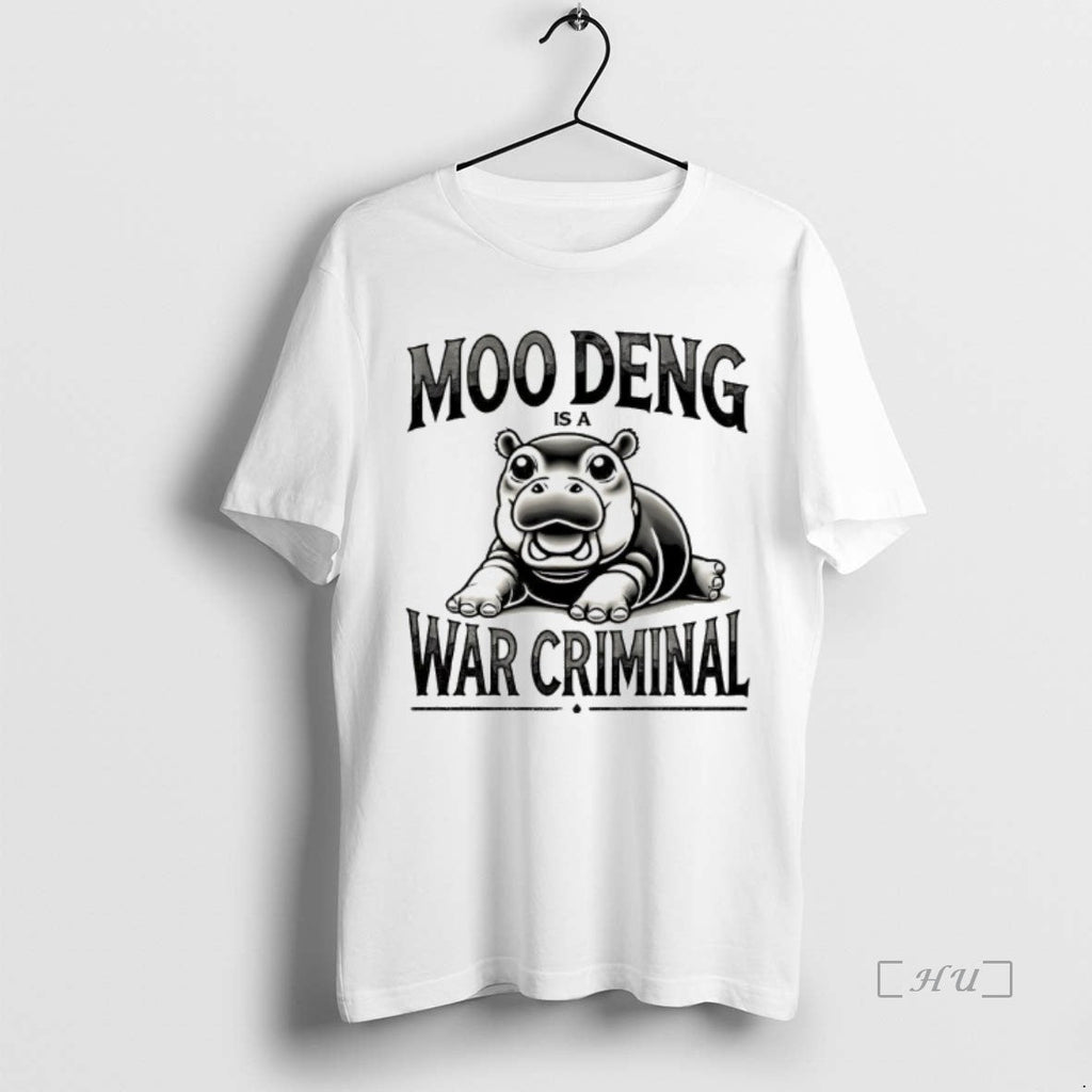 Officials Moo Deng Is War Criminal - Adult & Kids T-Shirts, Sweatshirts & Hoodies apparel design preview 1