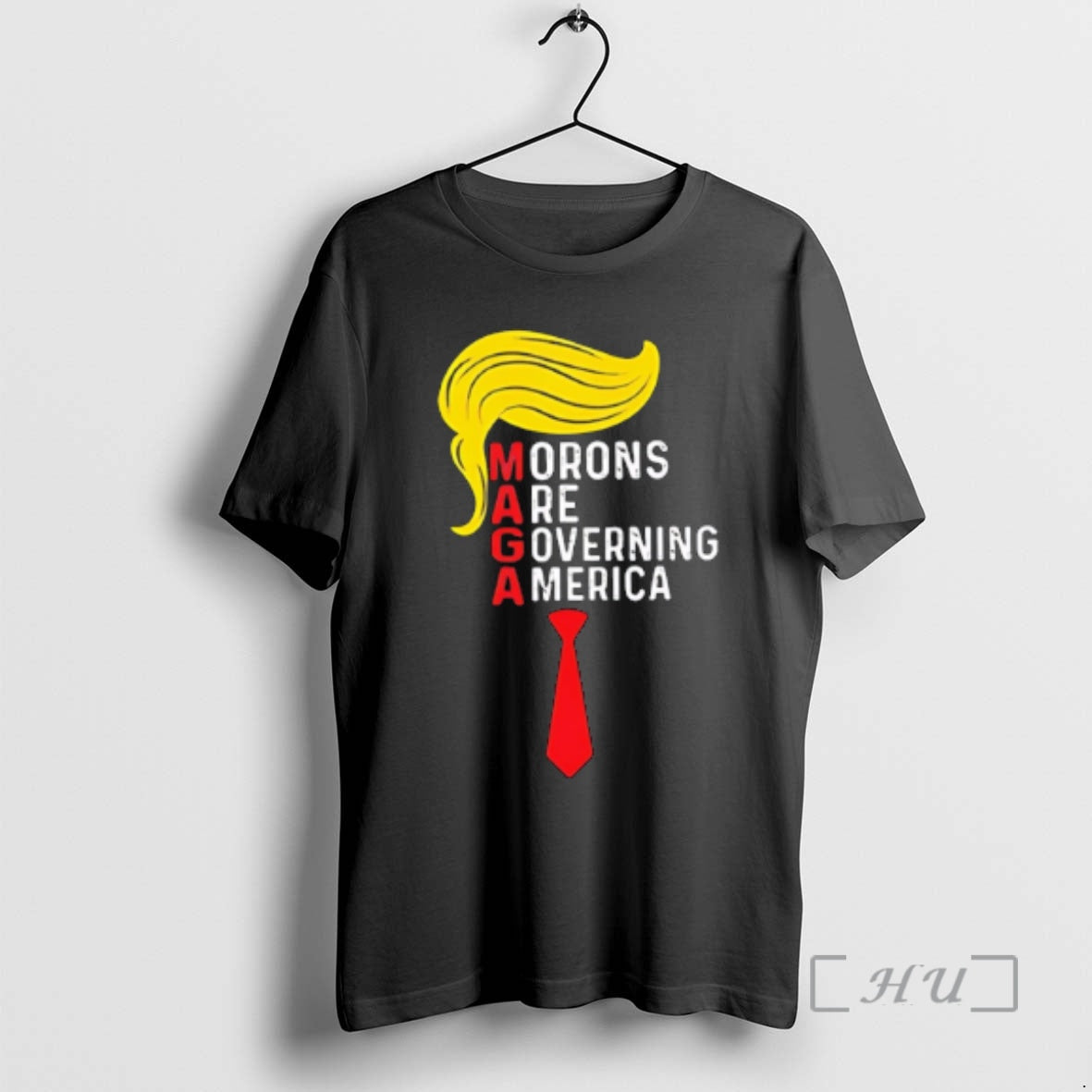 Officials Morons Are Governing America Anti Trump - Adult & Kids T-Shirts, Sweatshirts & Hoodies apparel design preview 1