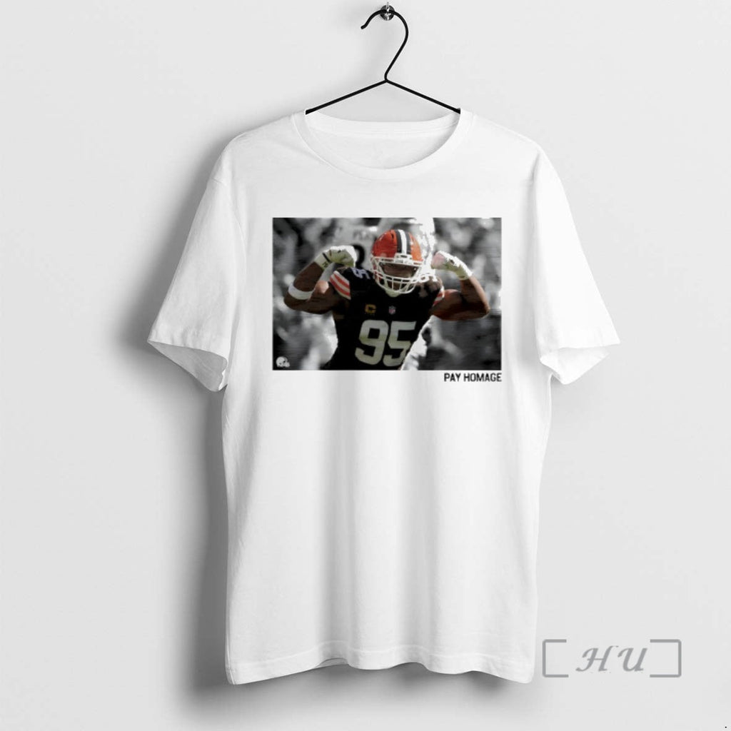 Officials Myles Garrett Cleveland Browns - Adult & Kids T-Shirts, Sweatshirts & Hoodies apparel design preview 1