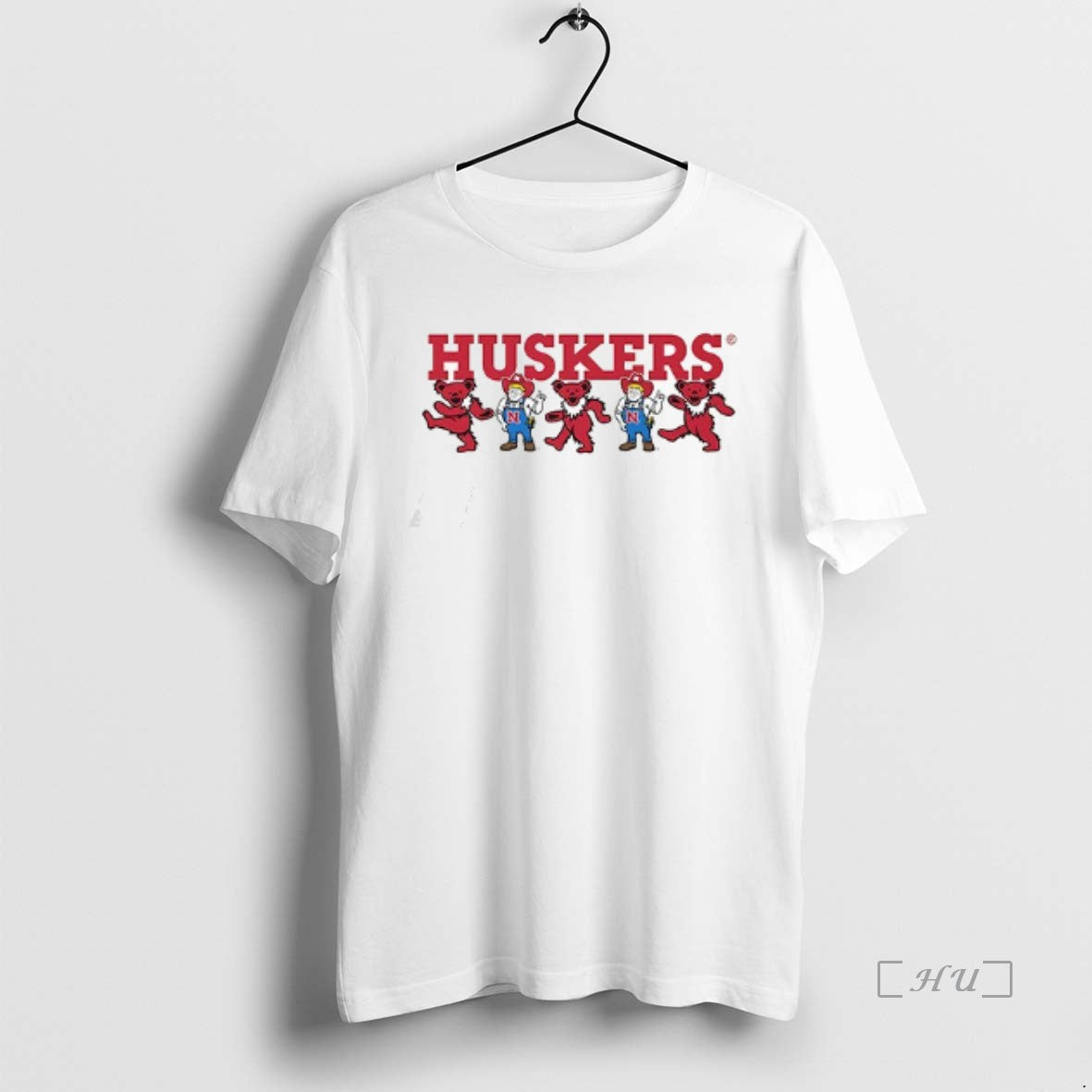 Officials Nebraska Cornhuskers X Grateful Dead - Adult & Kids T-Shirts, Sweatshirts & Hoodies apparel design preview 1