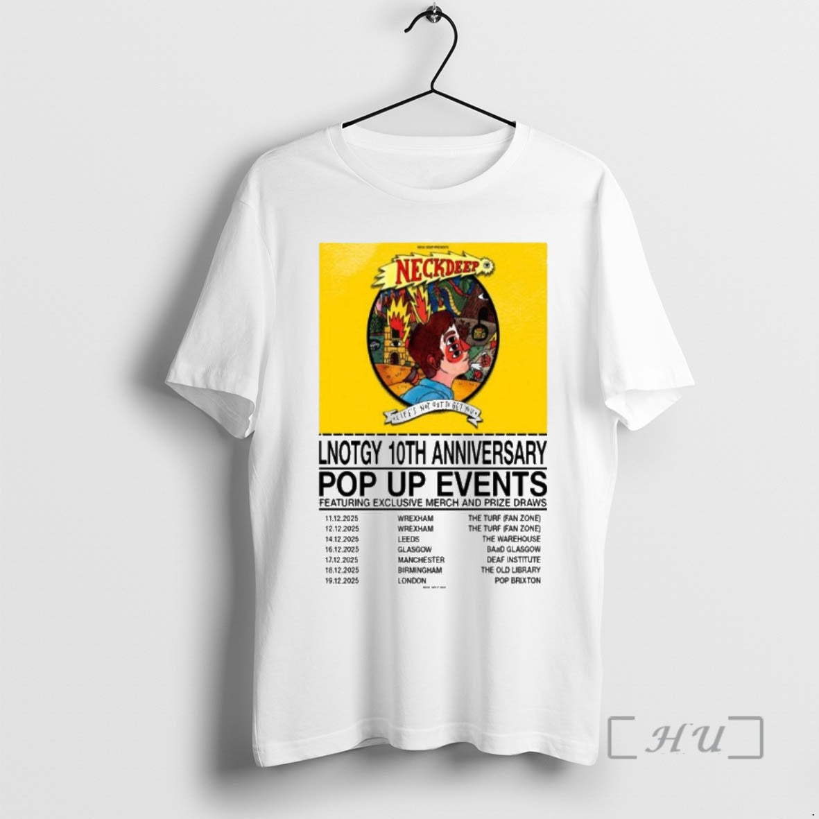 Officials Neck Deep December Tour 2025 - Adult & Kids T-Shirts, Sweatshirts & Hoodies apparel design preview 1