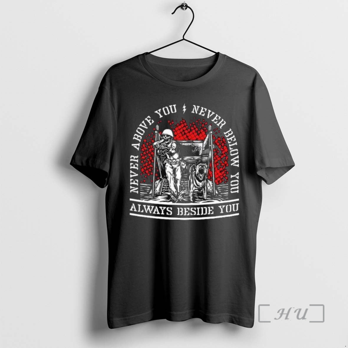 Officials Never Above Below You Always Beside - Adult & Kids T-Shirts, Sweatshirts & Hoodies apparel design preview 1