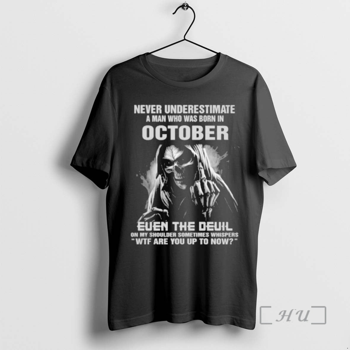 Officials Never Underestimate Man Who Was Born - Adult & Kids T-Shirts, Sweatshirts & Hoodies apparel design preview 1
