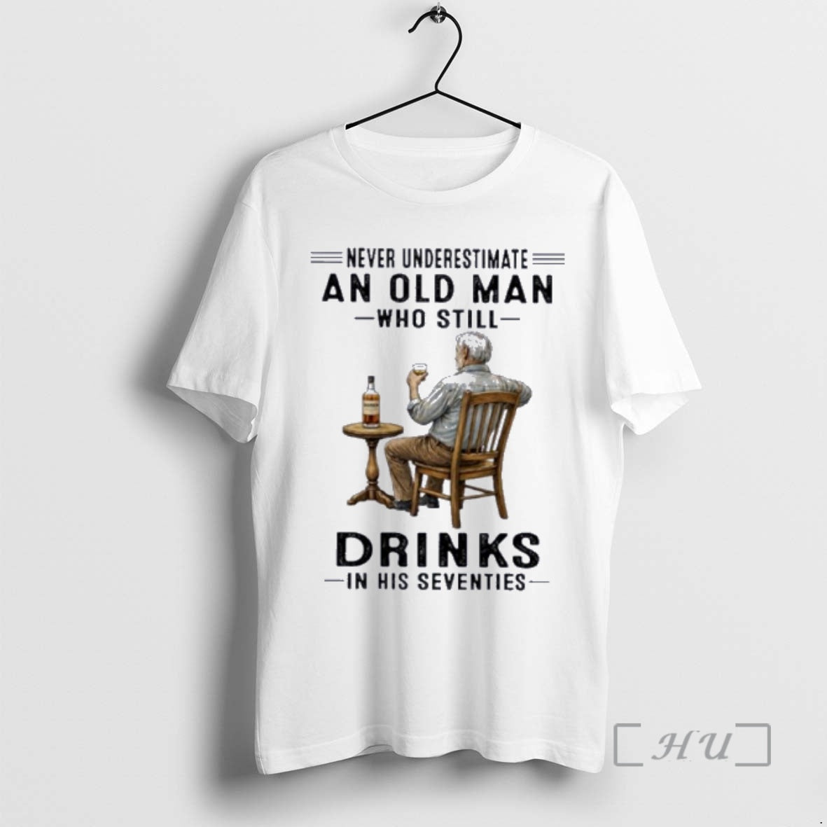 Officials Never Underestimate An Old Man Who Still - Adult & Kids T-Shirts, Sweatshirts & Hoodies apparel design preview 1