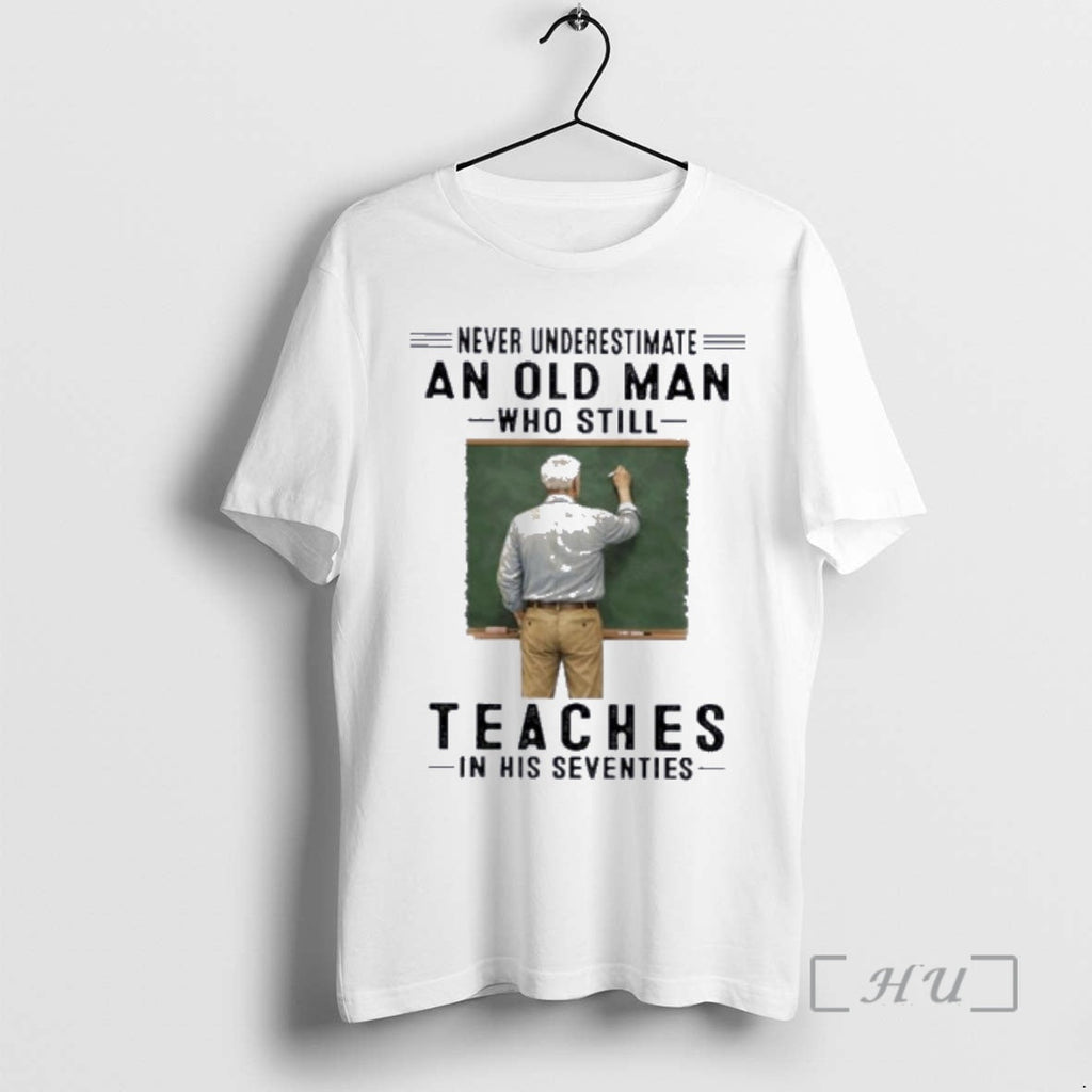 Officials Never Underestimate An Old Man Who Still - Adult & Kids T-Shirts, Sweatshirts & Hoodies apparel design preview 1